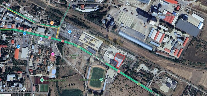 Urziceni, hub logistic/ distributie de vanzare, 3.300 mp construiti, pozitie strategica.